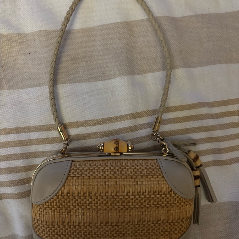 Gucci Bamboo Broadway Clutch